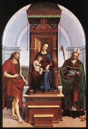 Main Product Photo of Ansidei Madonna Painting by Raphael