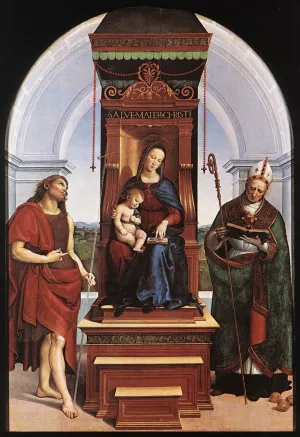 Ansidei Madonna by Raphael - Hand-Painted Oil Painting Reproduction