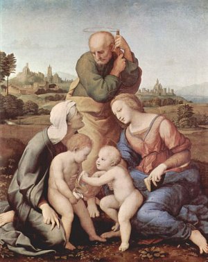 Canigiani Holy Family by Raphael Oil Painting Reproduction