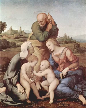 Canigiani Holy Family by Raphael Oil Painting Reproduction