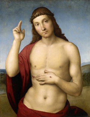 Main Product Photo of Christ Blessing Painting by Raphael