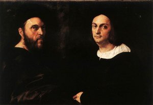 Double Portrait by Raphael Oil Painting Reproduction