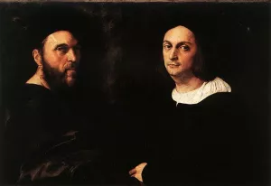 Double Portrait by Raphael Oil Painting Reproduction