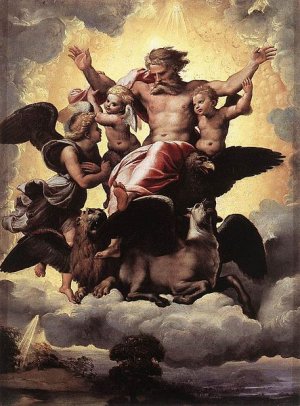 Ezekiel's Vision by Raphael Oil Painting Reproduction