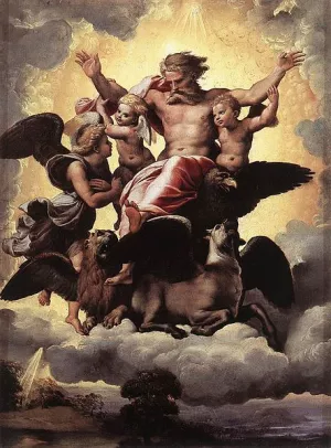 Ezekiel's Vision by Raphael Oil Painting Reproduction
