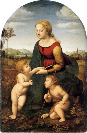 La Belle Jardinere by Raphael Oil Painting Reproduction