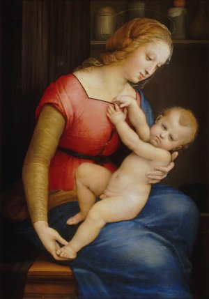 Main Product Photo of La Madone De La Maison D'orleans Painting by Raphael