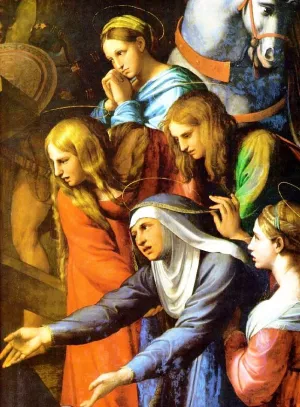 Lo Spasimo di Sicilia: Detail by Raphael - Hand-Painted Oil Painting Reproduction