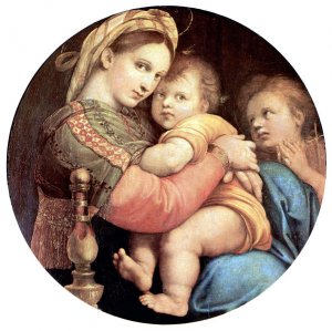 Madonna della Seggiola by Raphael Oil Painting Reproduction
