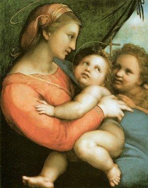 Madonna della Tenda by Raphael Oil Painting Reproduction