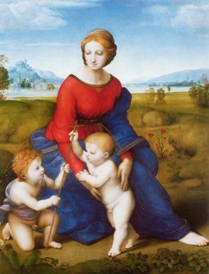 Madonna of the Meadow also known as Madonna del Prato by Raphael Oil Painting Reproduction