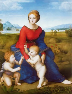 Madonna of the Meadow also known as Madonna del Prato by Raphael Oil Painting Reproduction