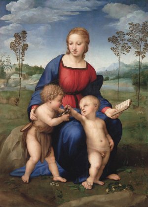 Main Product Photo of Madonna with Goldfinch Painting by Raphael