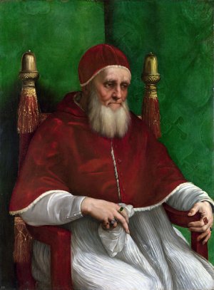 Main Product Photo of Pope Julius II Painting by Raphael