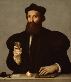 Main Product Photo of Portrait of a Gentleman Painting by Raphael