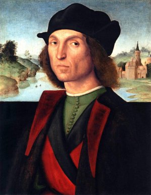Main Product Photo of Portrait of a Man Painting by Raphael