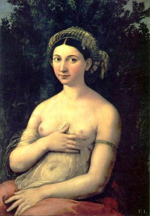 Portrait of a Nude Woman (the 'Fornarina') by Oil Painting Reproduction
