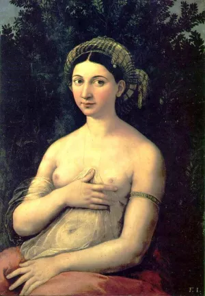 Portrait of a Nude Woman (the 'Fornarina') by Oil Painting Reproduction