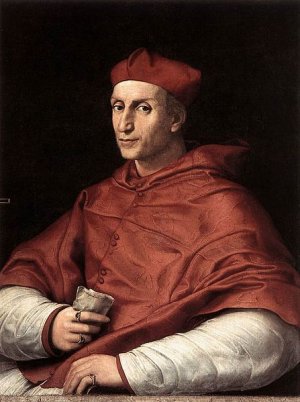 Portrait of Cardinal Bibbiena by Oil Painting Reproduction