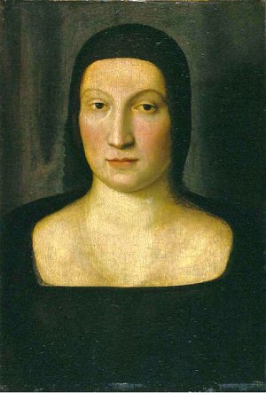 Portrait of Emilia Pia da Montefeltro by Oil Painting Reproduction
