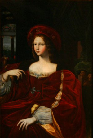 Portrait of Jeanne d'Aragon by Oil Painting Reproduction