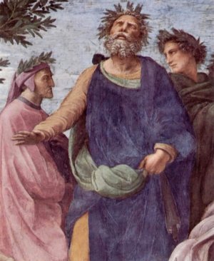 Room of the Signature in the Vatican for Pope Julius II by Raphael Oil Painting Reproduction
