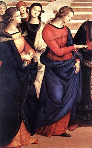 Sposalizio (detail) by Oil Painting Reproduction