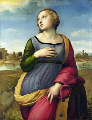 St Catherine by Raphael Oil Painting Reproduction