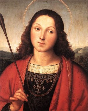 St Sebastian by Oil Painting Reproduction