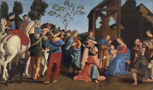 Main Product Photo of The Adoration of the Kings Painting by Raphael