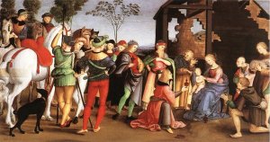 Main Product Photo of The Adoration of the Magi Oddi Altar, Predella Painting by Raphael
