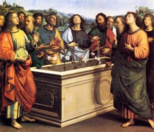 The Crowning of the Virgin Detail by Oil Painting Reproduction
