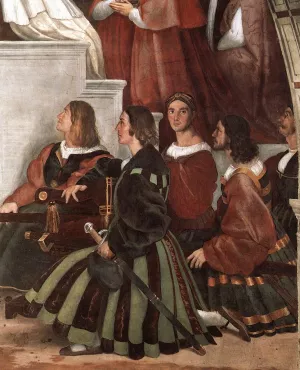 The Mass at Bolsena Detail by Raphael Oil Painting Reproduction