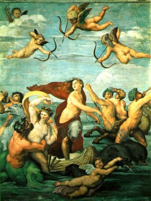 The nymph Galatea by Oil Painting Reproduction