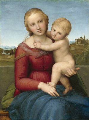 Main Product Photo of The Small Cowper Madonna Painting by Raphael
