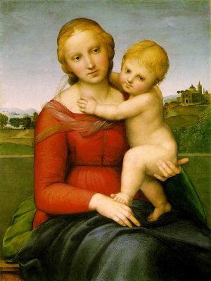 The Small Cowper Madonna by Oil Painting Reproduction
