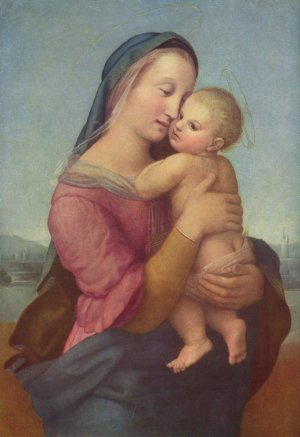 Main Product Photo of The Tempi Madonna Painting by Raphael